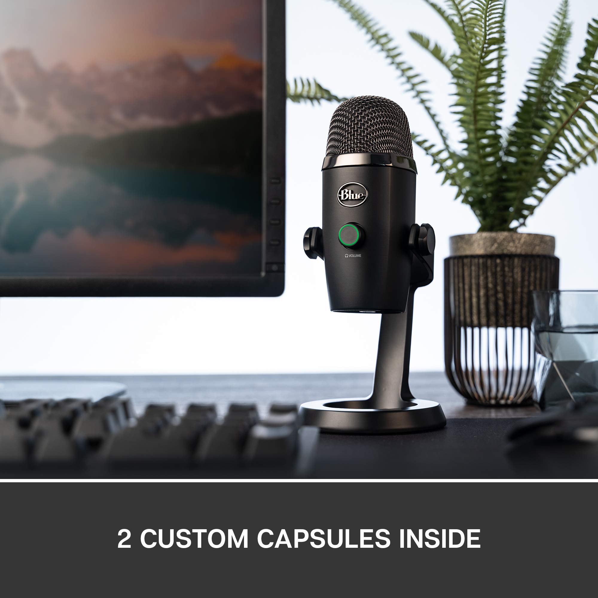 Logitech for Creators Blue Yeti Nano USB Microphone for Gaming, Streaming, Podcasting, Twitch, YouTube, Discord, Recording for PC and Mac, Plug & Play -Blackout - Image 3