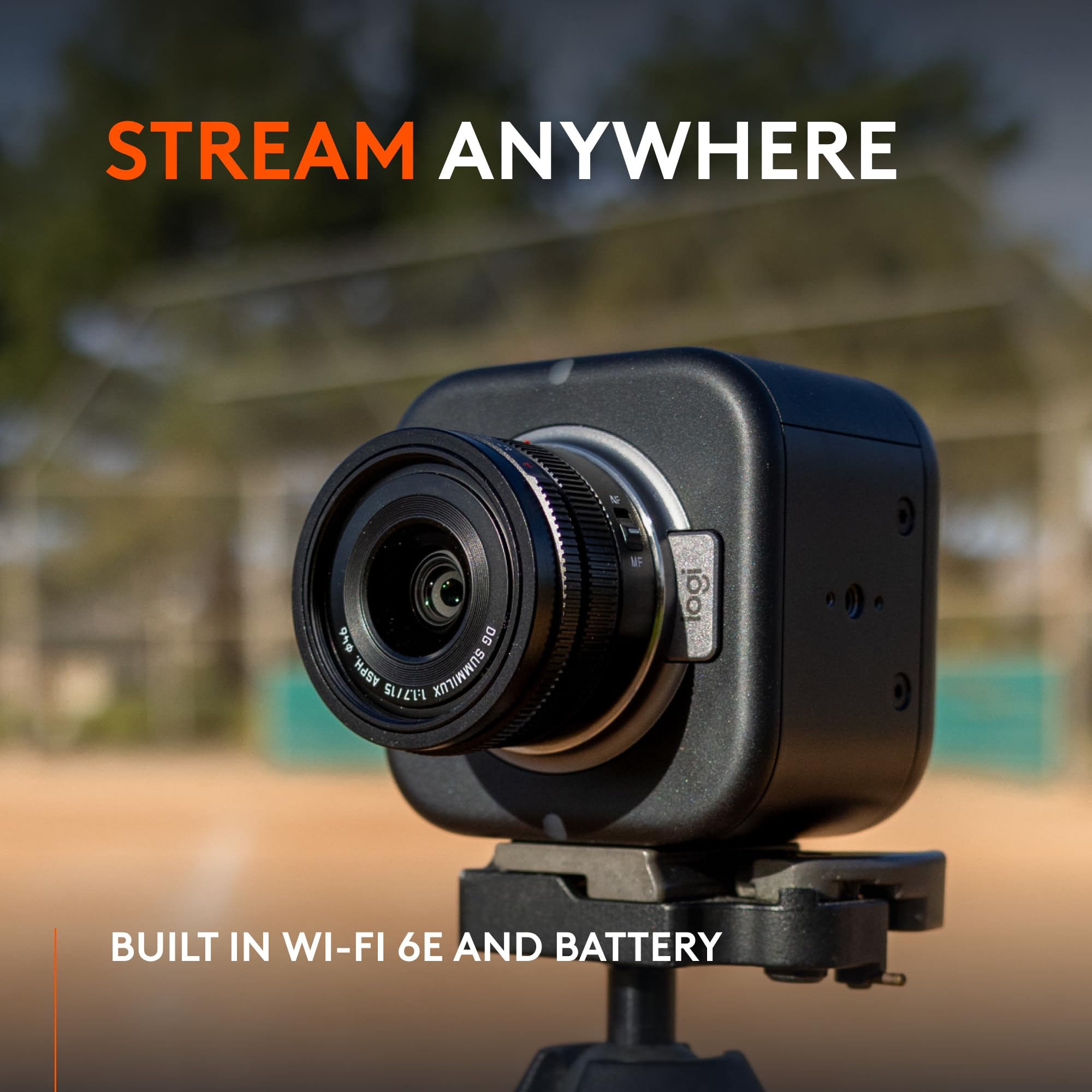 Logitech for Creators Mevo Core Wireless Live Streaming Camera, 4K Video Camera with Interchangeable Lens, Multicam Ready, Intuitive App Control - Image 4
