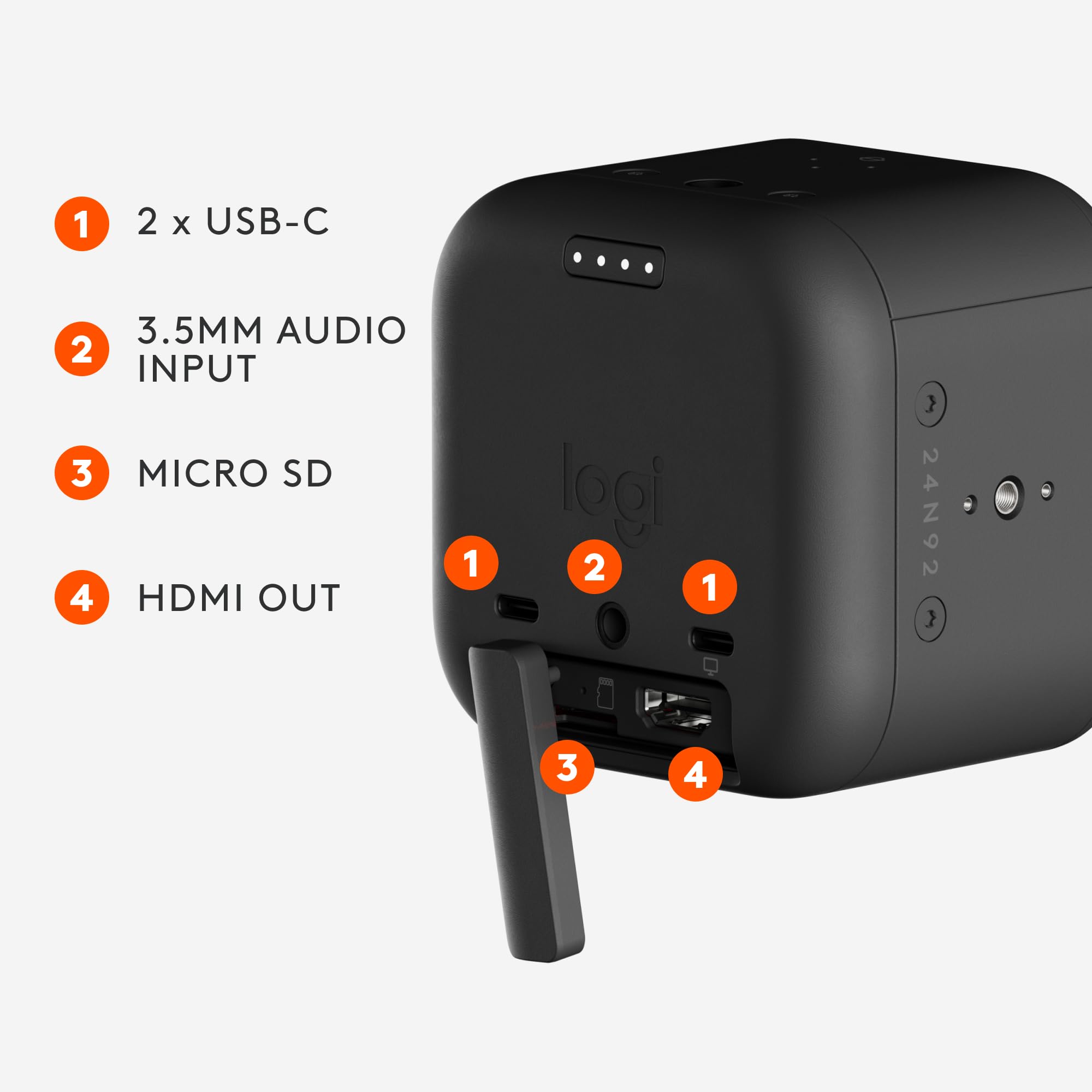 Logitech for Creators Mevo Core Wireless Live Streaming Camera, 4K Video Camera with Interchangeable Lens, Multicam Ready, Intuitive App Control - Image 6