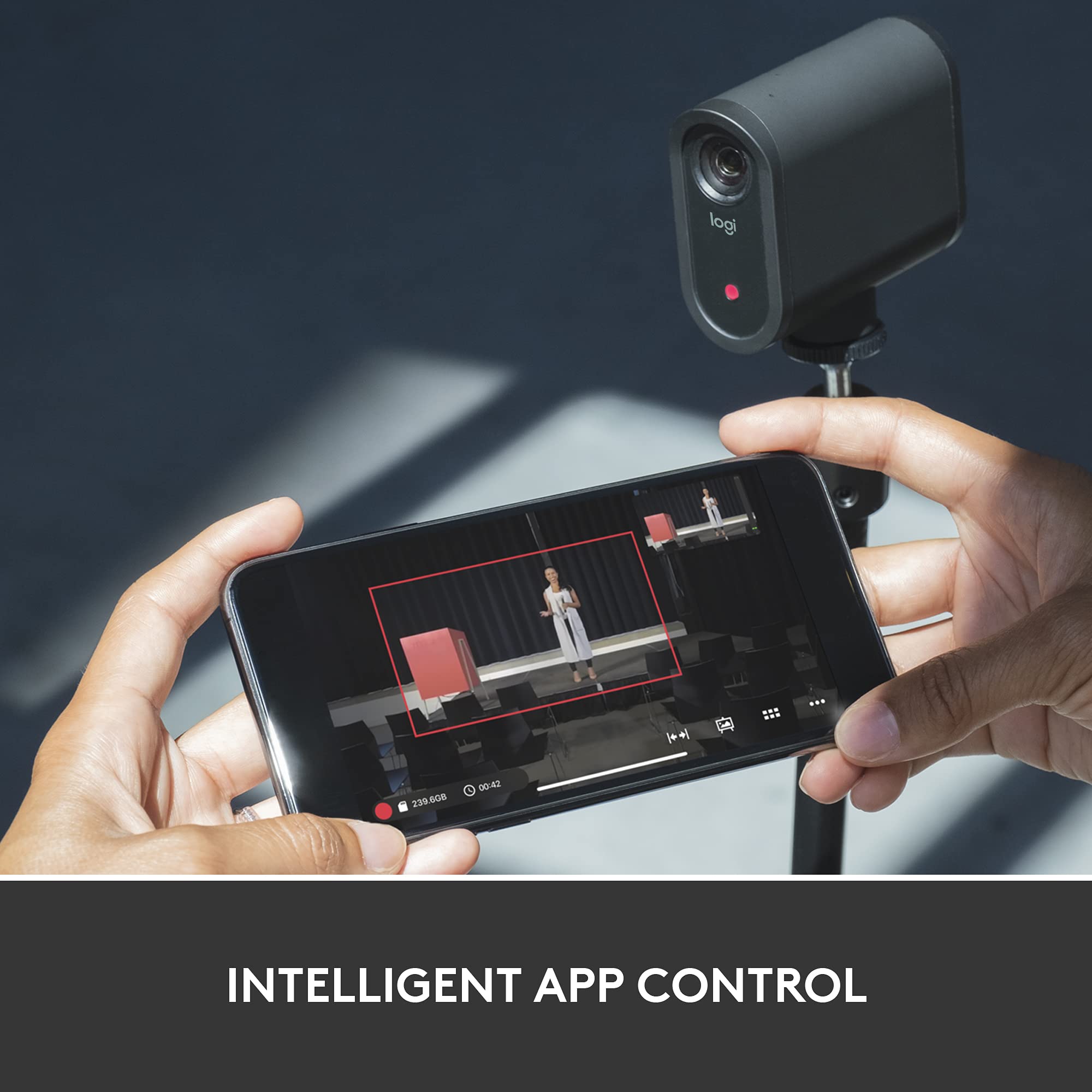 Logitech for Creators Mevo Start, Wireless Live Streaming Camera, 1080p HD Video Quality, Intelligent App Control, Stream via LTE or Wi-Fi - Black - Image 4