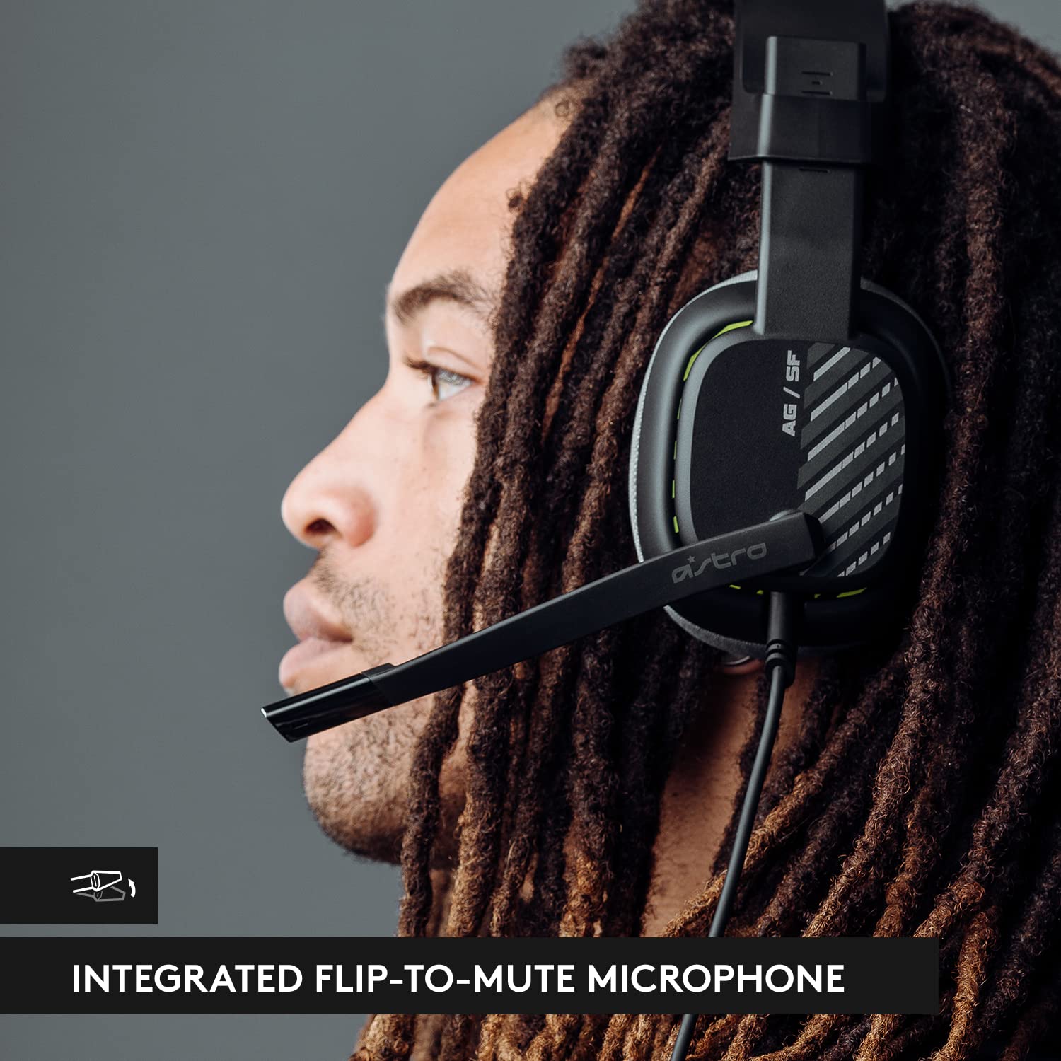 Logitech G Astro A10 Gen 2 Cross-Platform Wired Gaming Headset for PlayStation 5/4, Xbox S|X, Nintendo Switch, PC: 3.5mm Headphone Jack, 32mm Drivers, Flip-to-Mute Mic, Over-Ear - Black/Xbox Edition - Image 5
