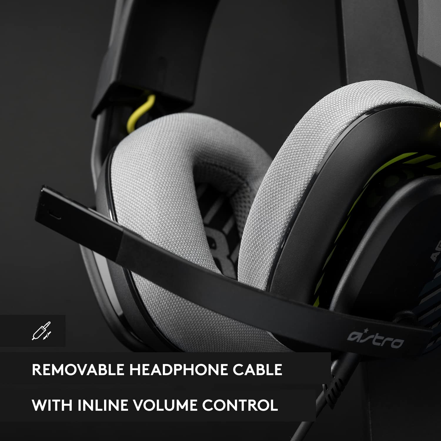 Logitech G Astro A10 Gen 2 Cross-Platform Wired Gaming Headset for PlayStation 5/4, Xbox S|X, Nintendo Switch, PC: 3.5mm Headphone Jack, 32mm Drivers, Flip-to-Mute Mic, Over-Ear - Black/Xbox Edition - Image 6