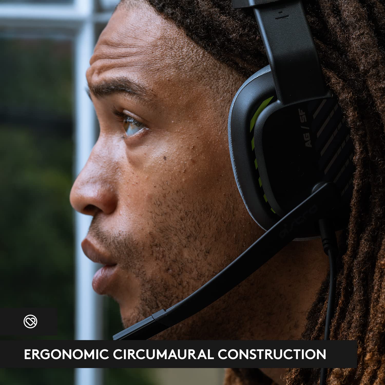 Logitech G Astro A10 Gen 2 Cross-Platform Wired Gaming Headset for PlayStation 5/4, Xbox S|X, Nintendo Switch, PC: 3.5mm Headphone Jack, 32mm Drivers, Flip-to-Mute Mic, Over-Ear - Black/Xbox Edition - Image 8