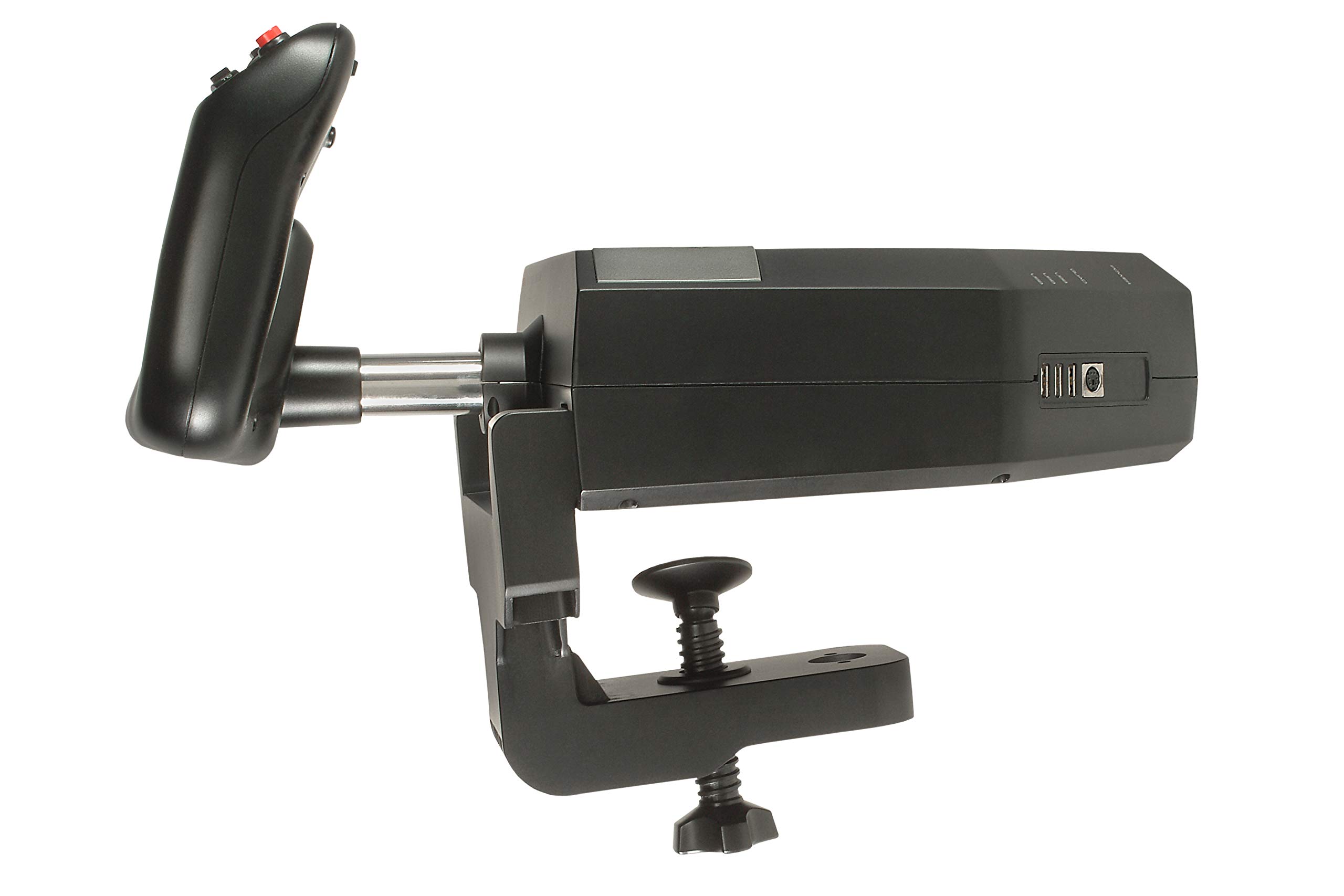 Logitech G PRO Flight Yoke System, Professional Simulation Yoke and Throttle Quadrant, 3 Modes, 75 Programmable Controls, Configurable Knobs, Steel Shaft, USB, PC - Black - Image 4
