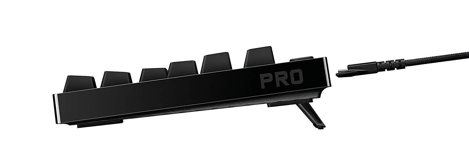 Logitech G Pro Mechanical Gaming Keyboard, 16.8 Million Colors RGB Backlit Keys, Ultra Portable Design, Detachable Micro USB Cable - Image 3