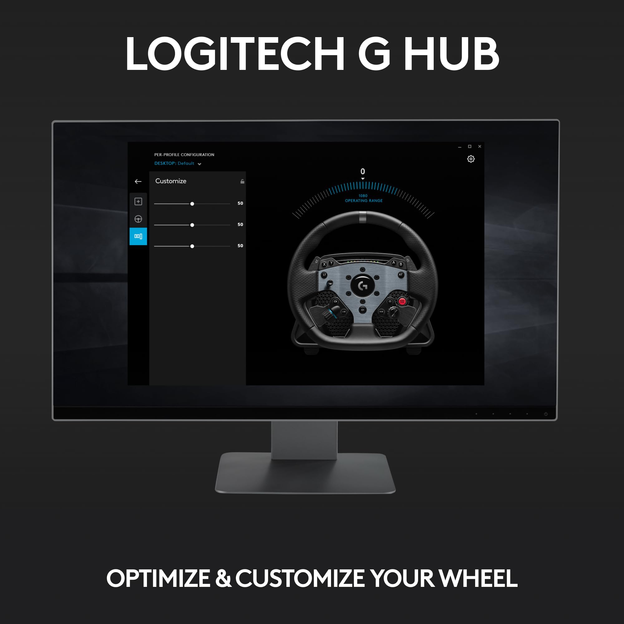 Logitech G PRO Racing Wheel - Steering Wheel for PC, Xbox Series X|S, Xbox One, Direct Drive 11 Nm Force, Ultra-Realistic Feedback, Magnetic Gear Shift Paddles, Dual Clutch, PRO Button Layout - Image 9