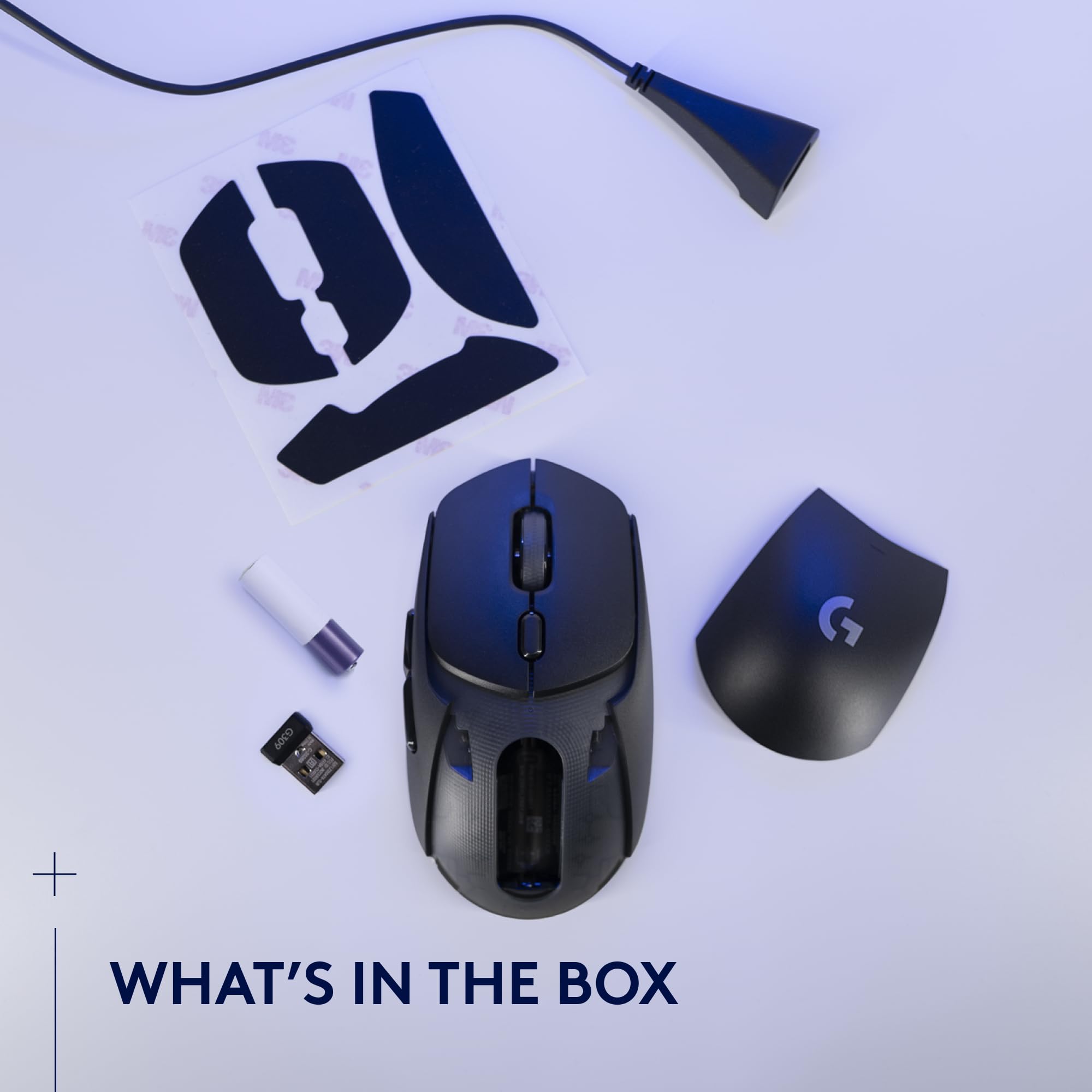 Logitech G309 Lightspeed Wireless Gaming Mouse, Lightweight, LIGHTFORCE Hybrid Switches, Hero 25K Sensor, 300+ Hour Battery Life with AA Battery, 6 Programmable Buttons, PC & Mac - Black - Image 10