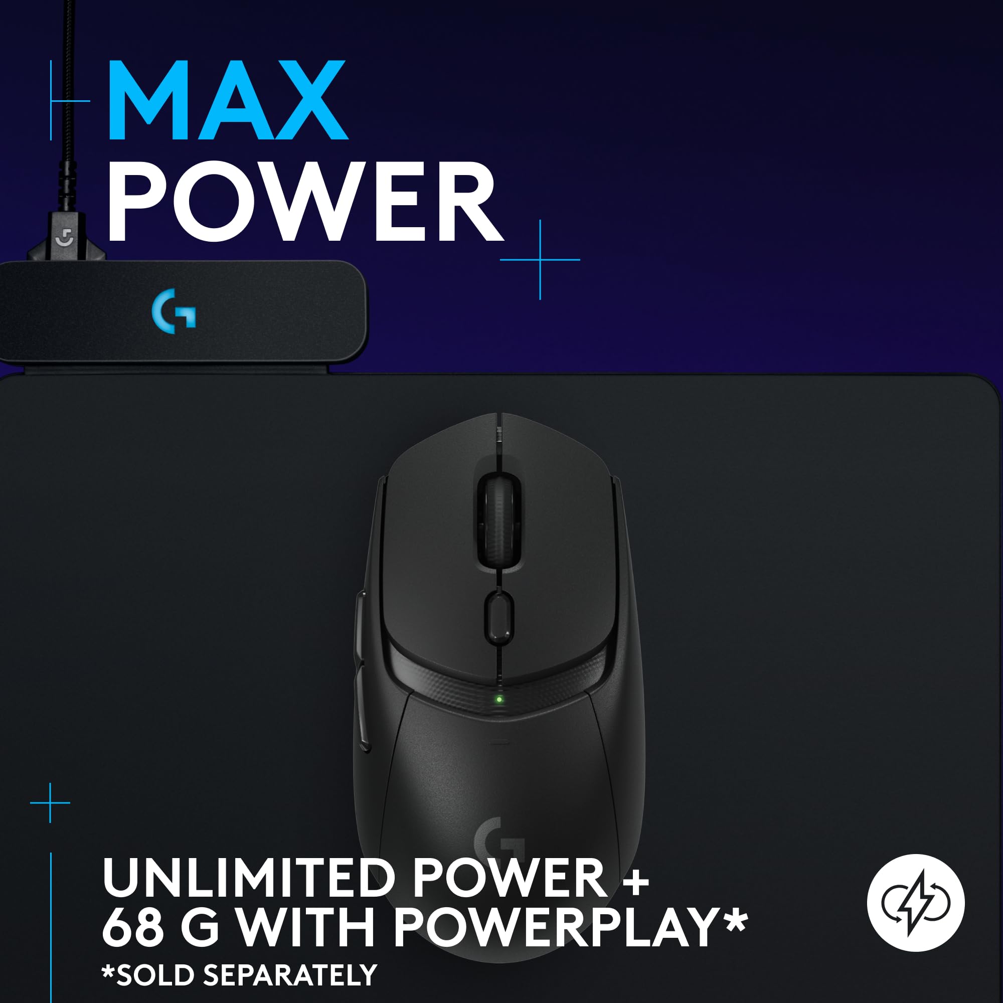 Logitech G309 Lightspeed Wireless Gaming Mouse, Lightweight, LIGHTFORCE Hybrid Switches, Hero 25K Sensor, 300+ Hour Battery Life with AA Battery, 6 Programmable Buttons, PC & Mac - Black - Image 8