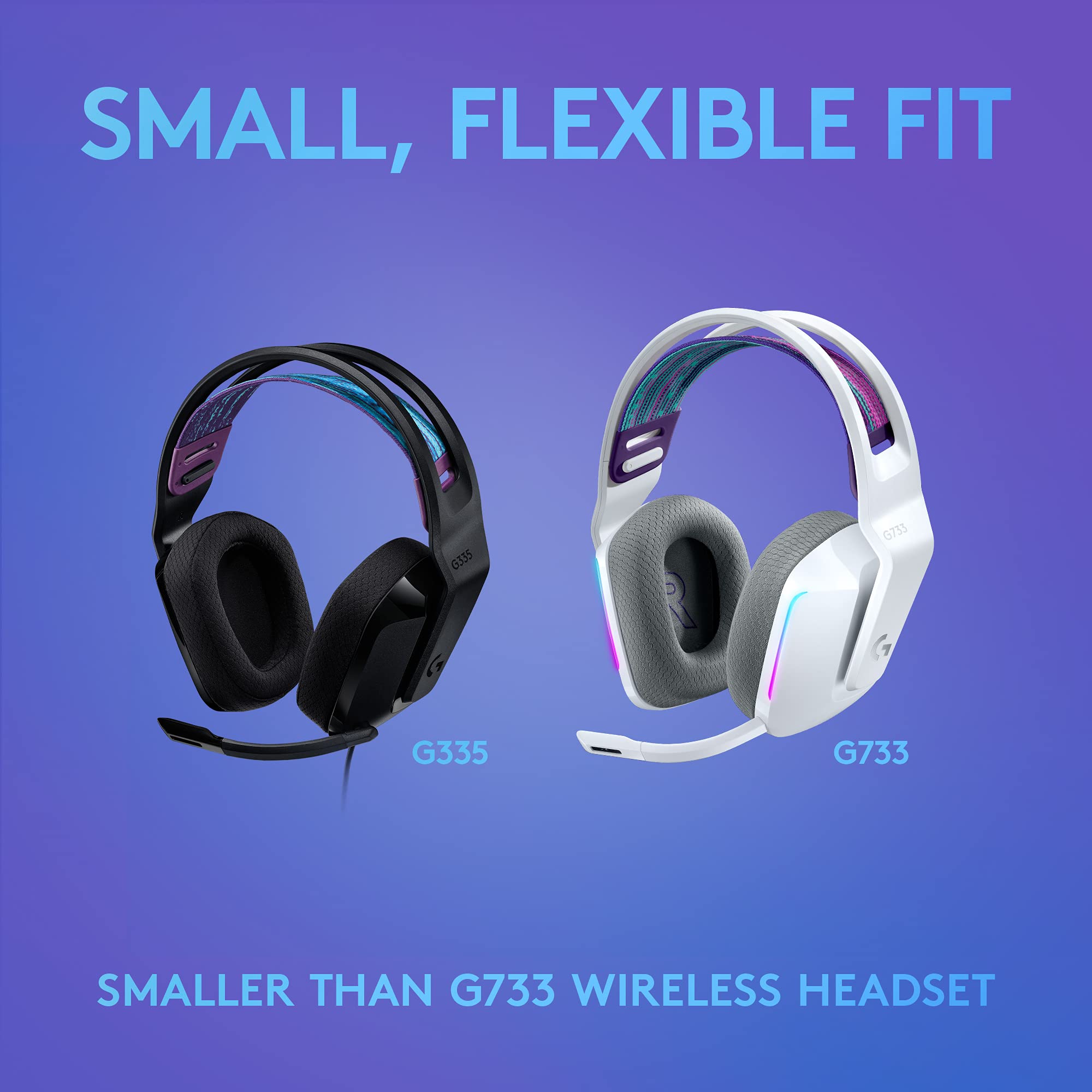 Logitech G335 Wired Gaming Headset, with Flip to Mute Microphone, 3.5mm Audio Jack, Memory Foam Earpads, Lightweight, Compatible with PC, PlayStation, Xbox, Nintendo Switch/Switch 2 - Black - Image 11