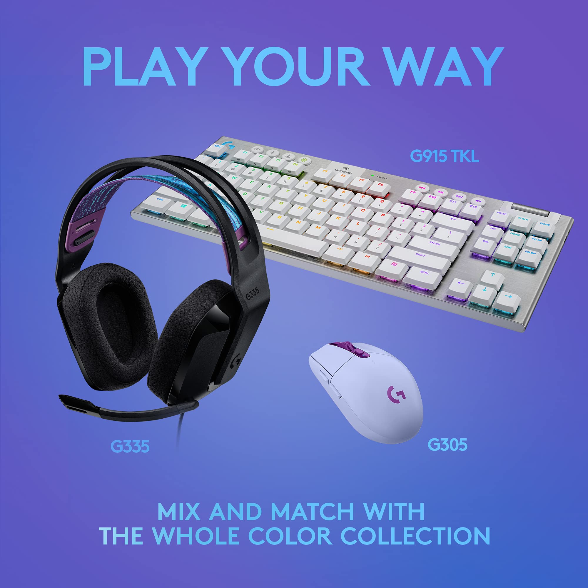 Logitech G335 Wired Gaming Headset, with Flip to Mute Microphone, 3.5mm Audio Jack, Memory Foam Earpads, Lightweight, Compatible with PC, PlayStation, Xbox, Nintendo Switch/Switch 2 - Black - Image 8