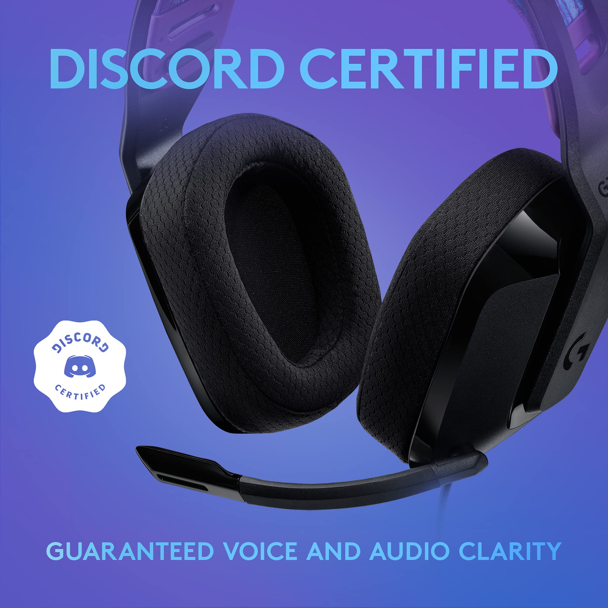 Logitech G335 Wired Gaming Headset, with Flip to Mute Microphone, 3.5mm Audio Jack, Memory Foam Earpads, Lightweight, Compatible with PC, PlayStation, Xbox, Nintendo Switch/Switch 2 - Black - Image 9