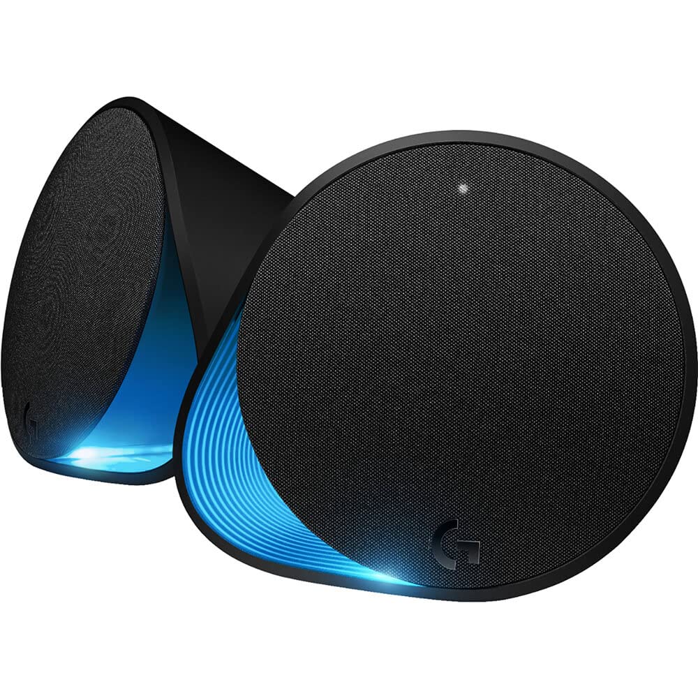Logitech G560 PC Gaming Speaker System with 7.1 DTS:X Ultra Surround Sound, Game Based LIGHTSYNC RGB, Two Speakers and Subwoofer, Bluetooth, USB, Immersive Gaming Experience - Black - Image 3