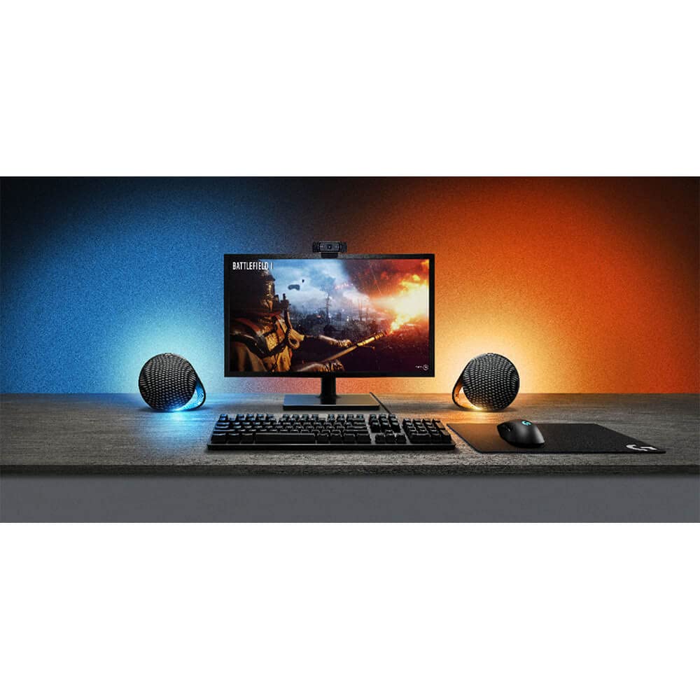 Logitech G560 PC Gaming Speaker System with 7.1 DTS:X Ultra Surround Sound, Game Based LIGHTSYNC RGB, Two Speakers and Subwoofer, Bluetooth, USB, Immersive Gaming Experience - Black - Image 7