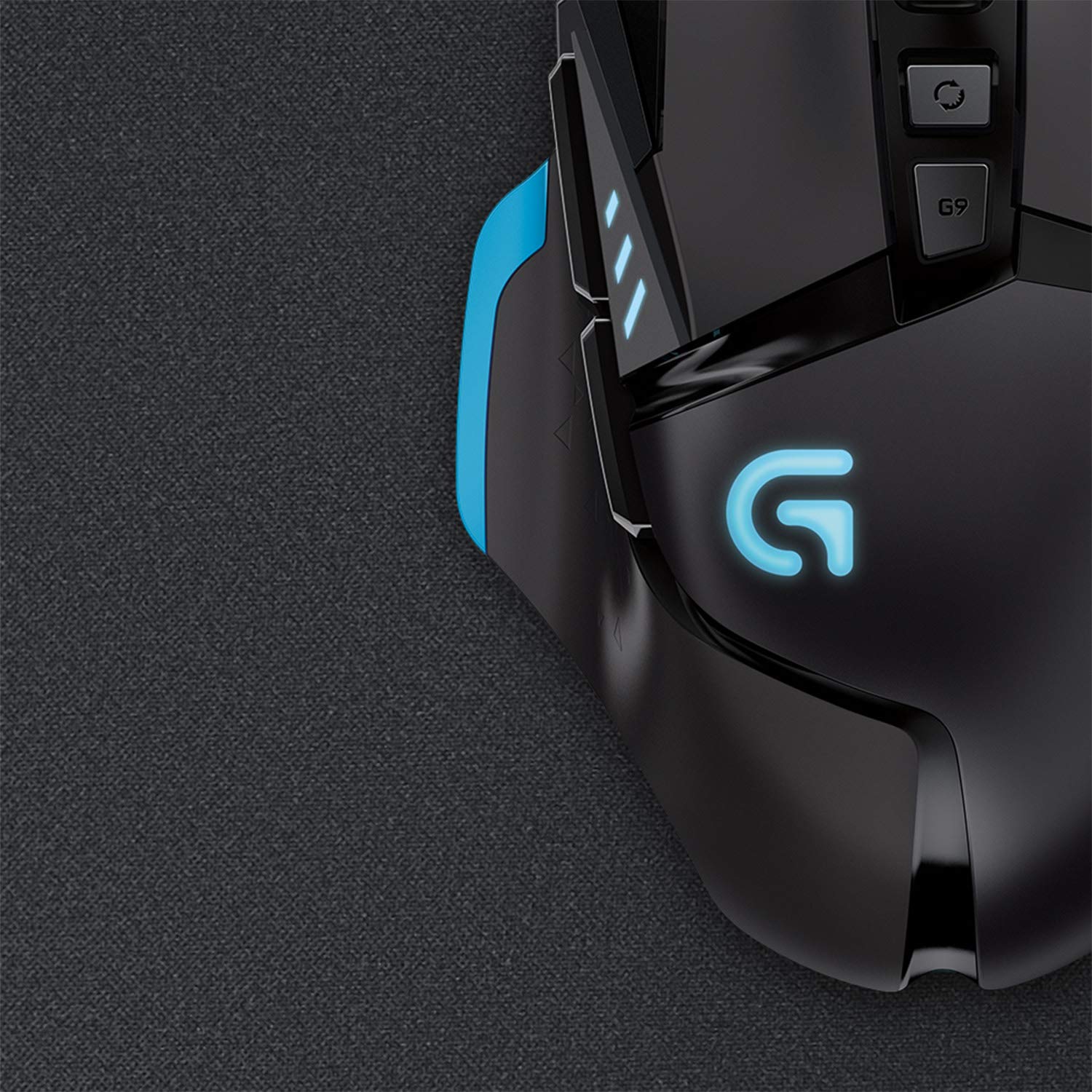 Logitech G640 Cloth Gaming Mouse Pad, Moderate Surface Friction, Consistent Surface Texture, Stable, Rollable - Black - Image 4