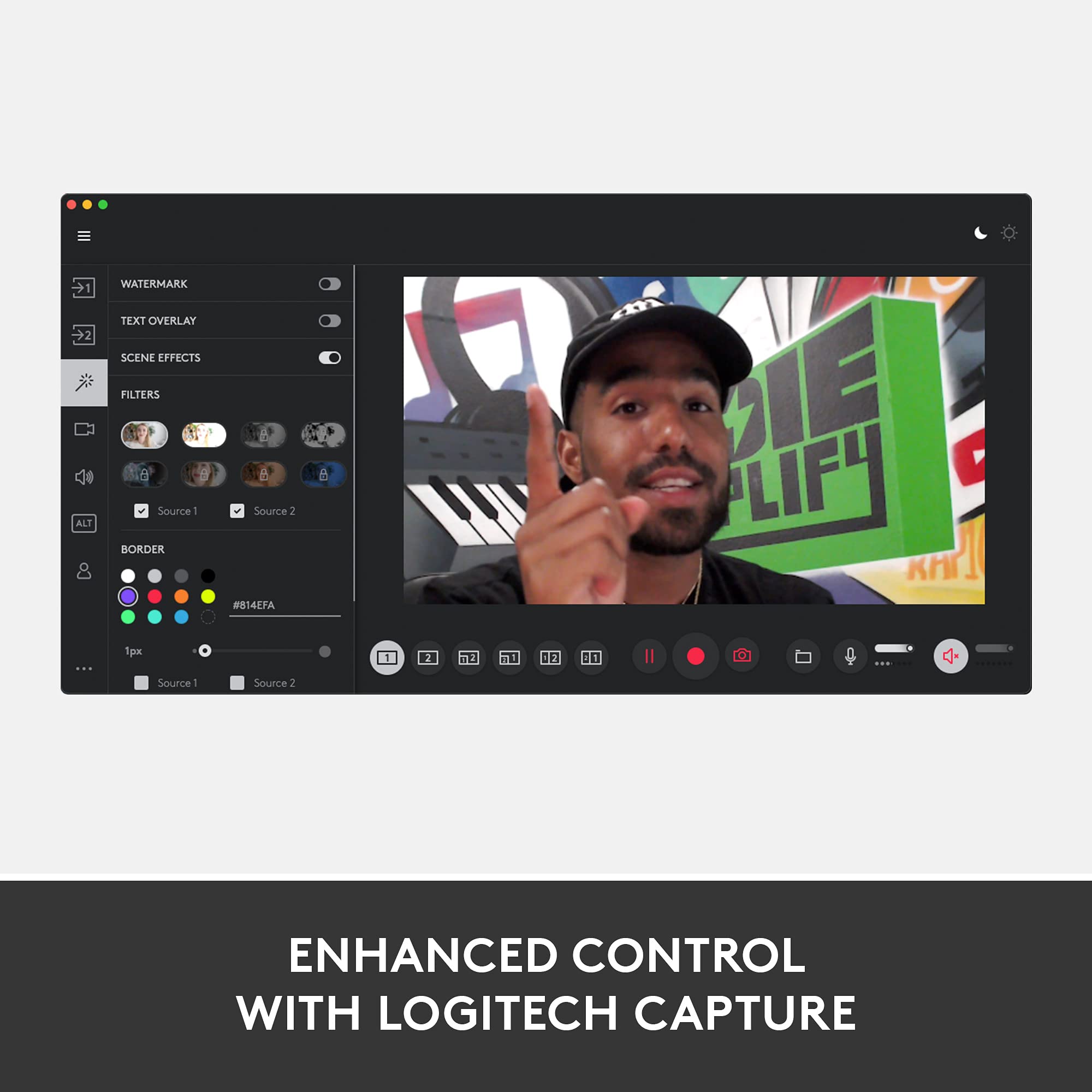 Logitech StreamCam Premium Webcam for Streaming and Content Creation, Full HD 1080p 60 fps, Works with Microsoft Teams, Google Meet, Zoom, Nintendo Switch 2’s new GameChat mode, for PC/Mac – Graphite - Image 8